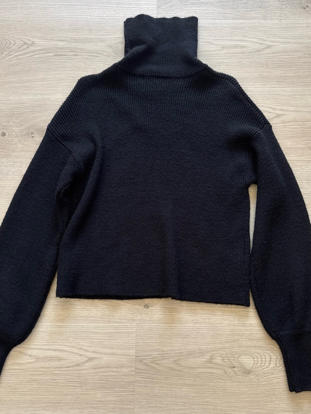 Urban Outfitters Black Ribbed Turtleneck Sweater